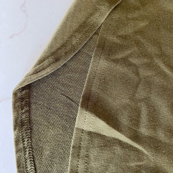 NWOT Matilda Jane Olive Side Slit SPRING THING Pull On Casual Pant / Small - Picture 4 of 11